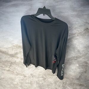 Spyder Men’s Black Long Sleeve poly and spandex Tee.. new with tags, retails $45